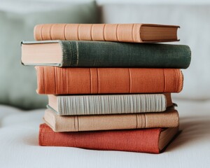 Aufkleber - Vintage Meets Tech Rustic Textile Bound Books with Modern Devices for Blended Learning - Educational Content and Classroom Digital Integration Solutions
