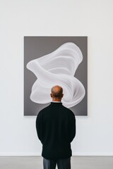 Poster - Minimalist Art Gallery Experience Contemporary Abstract Canvas and Modern Decor for Urban Cultural Engagement and Artistic Appreciation Spaces