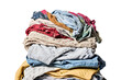 © Short World  - Heap of Wrinkled and Unwashed Clothes on Transparent Background