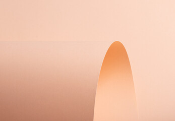 Leinwandbilder - Soft pink and peach paper background with a delicate and refined texture. Featuring a stylish satin finish, this aesthetic and premium design creates a serene and romantic atmosphere. The pastel tones