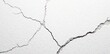 © Katherina - Cracked white concrete plaster, uneven surface, plaster, concrete, grey