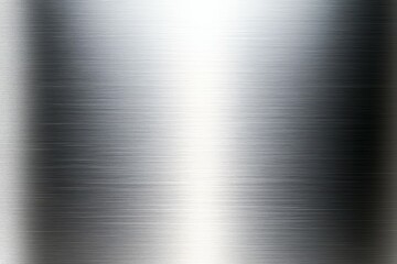 Wall Mural - silver metal surface with a shiny, reflective texture
