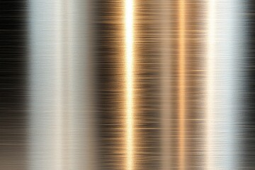 Wall Mural - shiny, metallic surface with a pattern of lines and grooves