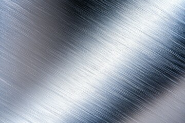Wall Mural - silver metal surface with a pattern of lines