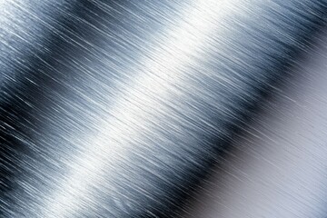 Wall Mural - silver metal surface with a pattern of lines and dots