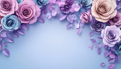 Wall Mural - dusty purple rose blue pink abstract background. gradient. elegant lilac background with space for d