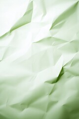 Wall Mural - Textured green paper displays intricate folds, adding depth and