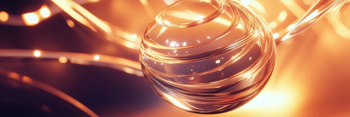 Aufkleber - Spinning globe with glowing contour lines showcasing a dynamic representation of Earth and its continents in vibrant light. Generative AI