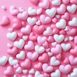 © BG_Illustrations - A candy heart border frame, perfect for Valentine's Day, romantic promotions, and creative designs.