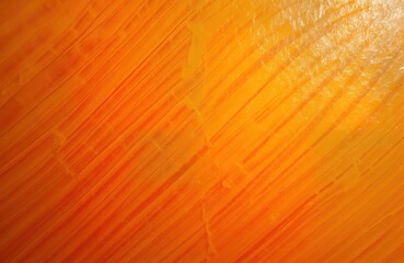 Poster - Abstract orange textured wall background. Diagonal brush strokes create vibrant pattern. Oil paint style with vintage vibe. Modern abstract art design for interior decoration graphic element. Looks