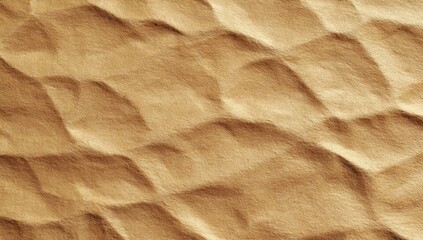 Wall Mural - close-up of recycled paper texture with visible fibers and subtle imperfections, warm beige tones