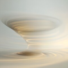Wall Mural - abstract funnel design with soft swirling lines and light effects