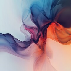Wall Mural - abstract representation of dreams with colorful swirls and fluid shapes