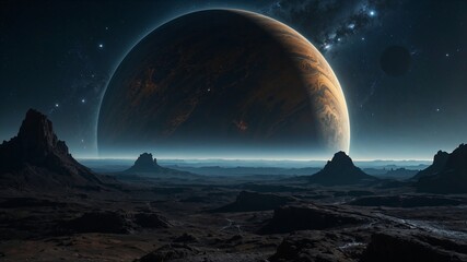 Wall Mural - strange and wonderful alien planet