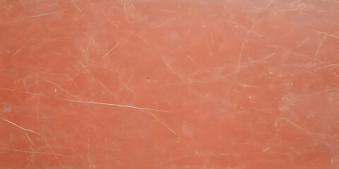 Wall Mural - Scratched Red Surface Shows Signs of Wear and Tear, Creating a Textured Backdrop.