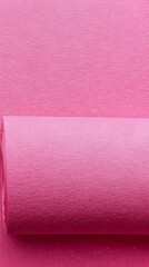 Wall Mural - Rolled Pink Glittery Paper Creates a Vibrant Background for Text or Design Elements