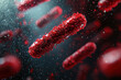 © Dusit - A Close up view of red bacteria in dynamic environment, showcasing personalized medicine concepts