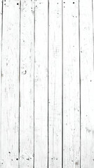 Wall Mural - White Painted Wood Planks Texture forms a Rustic Background for Design Projects, Perfectly.