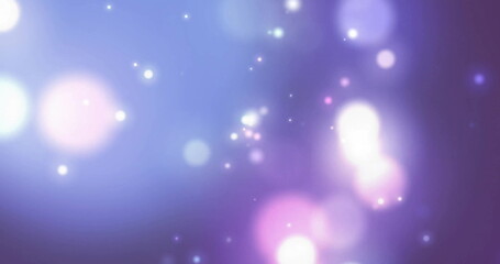 Wall Mural - image of light spots on black background
