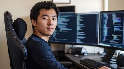 Portrait of a Focused Software Developer