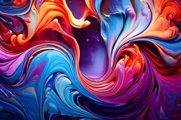 Wall Mural - abstract background with waves