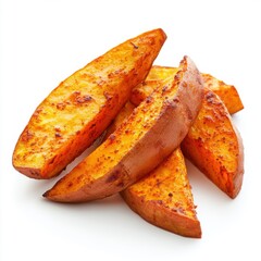 Wall Mural - Sweet potato wedges roasted 