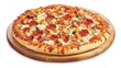 © Patchayanit  - Delicious Freshly Baked Pizza with Vegetables and Pepperoni Slices