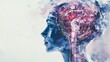 © Kitta Studio - Abstract Concept of Artificial Intelligence in Human Mind Visualization