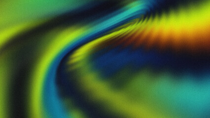 Wall Mural - Abstract glowing waves merge seamlessly with luminous vibrant gradients and radiant tones creating a dreamy ethereal design aesthetic