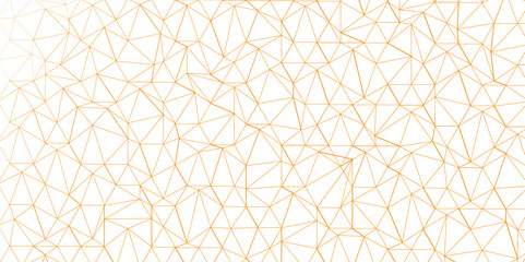 Abstract of simple golden line triangle pattern geometric background. Seamless geometric polygonal repeatable pattern swatch background, Trendy design vector background for web backdrop orpaper print.