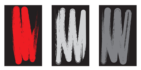 Wall Mural - linocut texture. ink roller background. grunge letterpress rectangles. dry brayer striped lines isol
