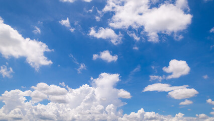 Wall Mural - clear blue sky background,clouds with background.	