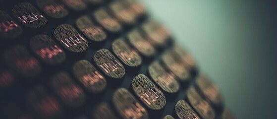 Abstract Binary Code Data Stream  Digital Technology Background