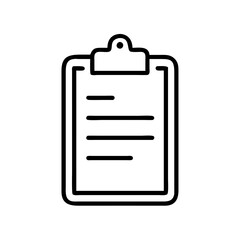 Aufkleber - Clipboard Vector Icon – Organization & Documentation Symbol