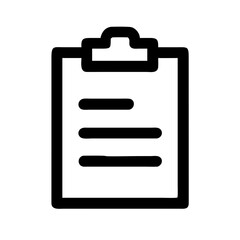 Aufkleber - Clipboard Vector Icon – Organization & Documentation Symbol