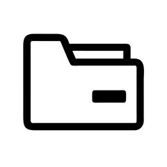 Poster - Folder Vector Icon – Organization & File Management Symbol