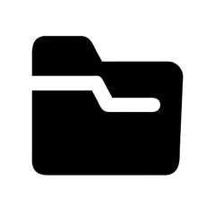 Leinwandbilder - Folder Vector Icon – Organization & File Management Symbol