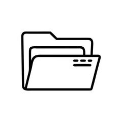 Poster - Folder Vector Icon – Organization & File Management Symbol