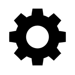Poster - Gear Vector Icon – Mechanism & Engineering Symbol