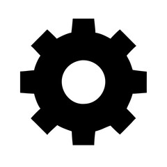 Poster - Gear Vector Icon – Mechanism & Engineering Symbol