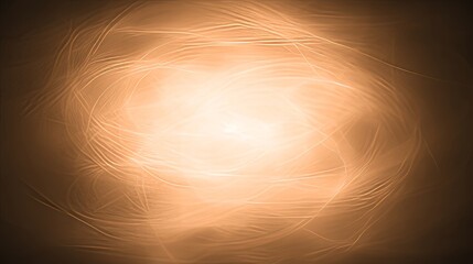 Wall Mural - glowing orange abstract energy vortex swirl
