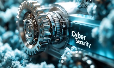Cybersecurity:  A Digital Fortress of Gears and Protection
