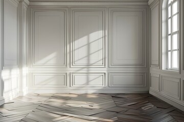 Wall Mural - Ultra Quality Picture of 3D Rendering of Classic Interior