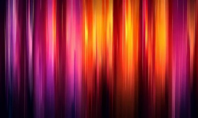 Aufkleber - Abstract colorful vertical lines, motion blur background, digital art, website design