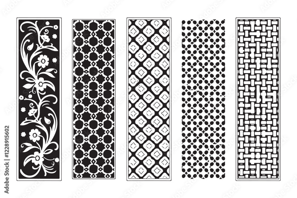 Svg Incision Vector de Stock Laser cut files, silhouette vector, black silhouette ...