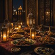 © Amjad - Leonardo_Kino_XL_An_opulent_iftar_feast_with_a_variety_of_Midd_0