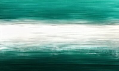 Aufkleber - Teal horizontal brushstrokes, gradient, white center, abstract art, website background