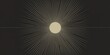 © KerXing - A black and white photo of a sun with a yellow center. The photo is abstract and has a dreamy, ethereal quality