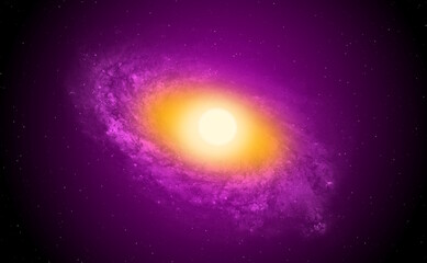 Wall Mural - The Galaxy and the beautiful of the spacescape.