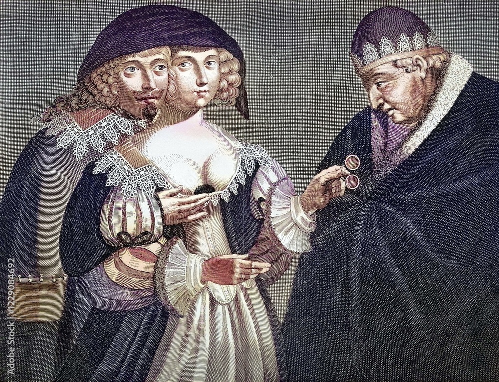 satirical-depiction-of-the-adulterous-woman-and-the-cuckold-anonymous